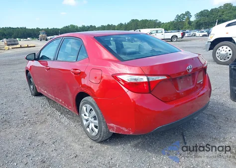 2014 Toyota Corolla Le z USA, uszkodzony, nr VIN 2T1BURHE8EC115105
